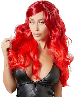 Cottelli Wig Wavy Long Red