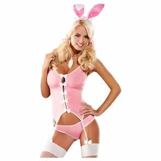 Obsessive kostým Pink Bunny, L–XL
