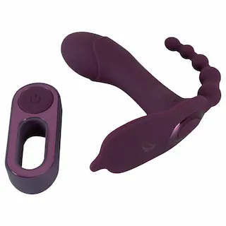 Beau Coeur Ariva – nositelné 3v1 vibrační kalhotky (fialové)