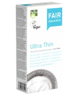 Fair Squared Single: Ultra Thin, 10 Fair Trade condoms