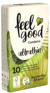 feelgood «ultrathin» vegan, ultra-thin and ultra-delicate condoms 10 pcs