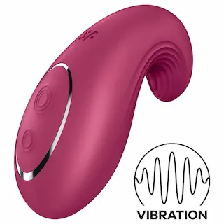Satisfyer Dipping Delight – akumulátorový vibrátor na klitoris (červený)