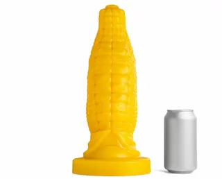 Mr. Hankey’s Toys Corn Dildo XXXL, prémiové silikonové dildo s Vac-U-Lock 34,5 x 7,6–11,6 cm