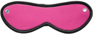 ROUGE Leather Blindfold Eye Mask Pink