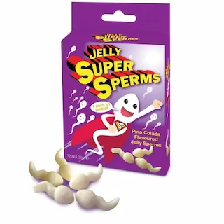 Bonbóny ve tvaru spermie Jelly Sperms