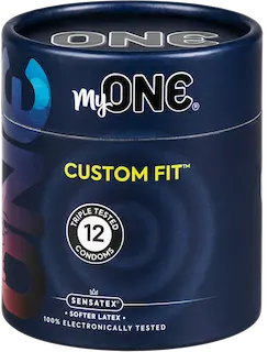 MyOne Single: Custom Fit, size 60E, 12 condoms