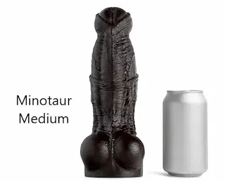 Mr. Hankey’s Toys Minotaur Medium, prémiové silikonové dildo s Vac-U-Lock 25 x 4,5–7,1 cm