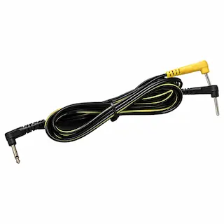 DG-LAB – elektrodový kabel s pravými úhly, s 2mm kolíky (černý)