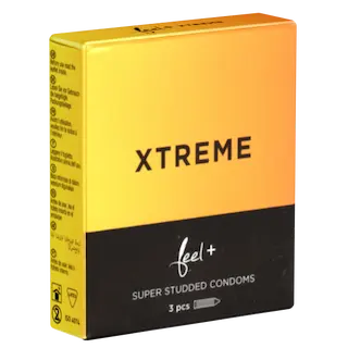 Feel «Xtreme» 3 extremely dotted condoms with innovative super dots