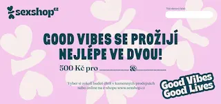 Dárkový poukaz pro pár v hodnotě 500 Kč