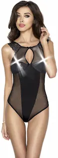 Průsvitné body Charm, XXL–XXXL