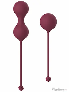 Sada venušiných kuliček Love Story Carmen Wine Red, 2 ks
