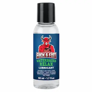 Fuck & Fist Waterbased Relax Lubricant 50 ml, relaxační anální lubrikační gel na vodní bázi