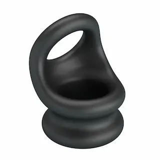 Baile Crazy Bull Oberon Super Soft Silicone, silikonový erekční kroužek na penis a varlata