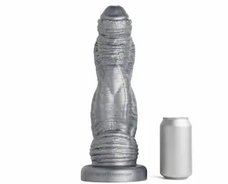 Mr. Hankey’s Toys Horny Rhino XL, prémiové silikonové dildo s Vac-U-Lock 36,4 x 6,8–9,9 cm