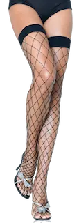 Fence Net Thigh Highs