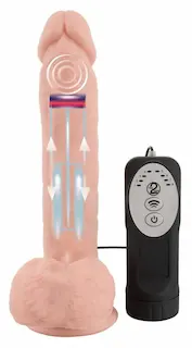 Medical silikonový realistický pulzátor 21 cm