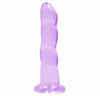 Dildo s přísavkou Majestic (17 cm), fialové