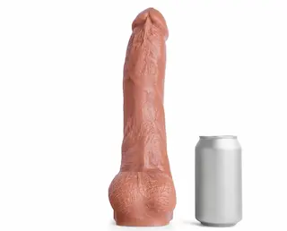 Mr. Hankey’s Toys Jack Hunter Medium, prémiové silikonové dildo s Vac-U-Lock 30 x 4,8–6,2 cm