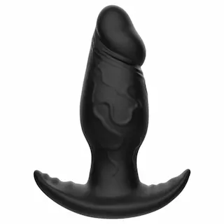 Kangvo – magnetický nafukovací fantasy dildo velké (černé)