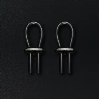 Dungeon Lab Conductive Rubber Rings CR-M6 6 mm, stahovací smyčky na penis a varlata pro elektrosex