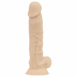 Real Fantasy Ashton – realistický dildo s varlaty – 20,5 cm – tělová barva