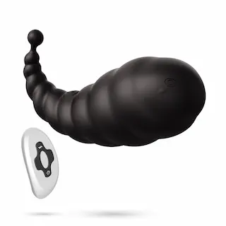 Crushious cocoon rechargeable vibrating egg with wireless remote control black