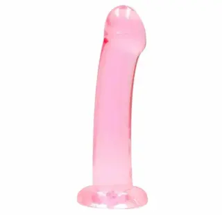 Dildo s přísavkou Juicy Ride (17 cm), růžové