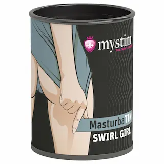 Mystim – masturbátor Swirl Girl – vlnitý povrch – bílý