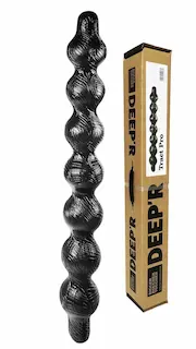 DEEP’R Tract Pro, černé anální koule 70 x 8,2 cm
