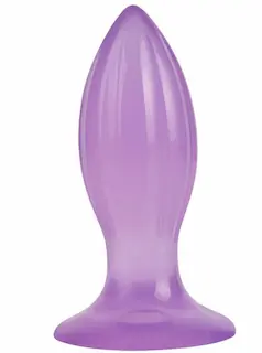 Gelový anální kolík Amethyst Delight, M