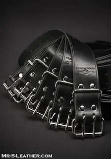 Mr. S Leather Set of 5 Bondage Belts, set 5 kožených bondage opasků