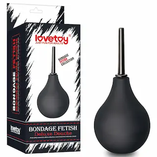Deluxe černá sprcha Bondage Fetish
