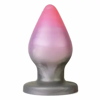 Sinnovator Thick Platinum Silicone Butt Plug, prémiový silikonový anální kolík 21 x 6,5–10,5 cm