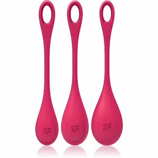 Sada Venušiných kuliček Satisfyer Yoni Power 1, růžová