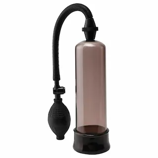 Pipedream – Pump Worx Beginner’s – černá vakuová pumpa na penis (19 cm)