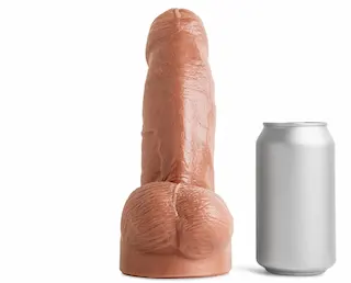 Mr. Hankey’s Toys Monster Dildo Medium, prémiové silikonové dildo s Vac-U-Lock 22,9 x 5,3–6,3 cm