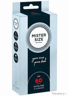 Mister Size 60mm Kondomy 10 ks