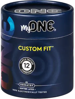 MyOne Single: Custom Fit, size 64J, 12 condoms