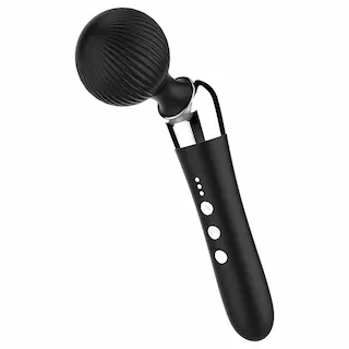 Zakřivený – masážní vibrátor – nabíjecí – černý