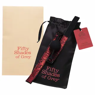 Fifty Shades of Grey – roubík do úst – černá/červená