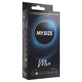 MY SIZE – MIX CONDOMS 49 MM 10 UNITS