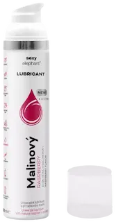Malinový lubrikační gel Sexy Elephant (100 ml)