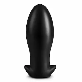 Wolf Pugio Black Silicone S, silikonový anální kolík 12 x 3–4,5 cm