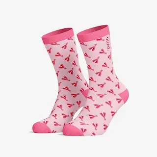 Biird Cliit Socks, růžové ponožky s motivem klitorisu