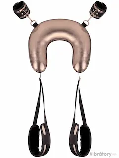 Bondage postroj s polštářem Rosy Gold