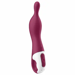 Satisfyer A-Mazing 1 – akumulátorový, A‑bod vibrátor (červený)