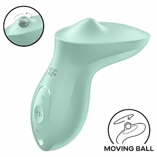 Satisfyer Exciterrr – rotační perlový vibrační stimulátor klitorisu (zelený)