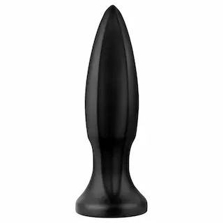 BUTTR Huge Explosive II – obří anální kolík (černý) – 29 cm