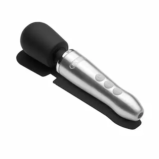 Doxy – masážní vibrátor – stříbrný